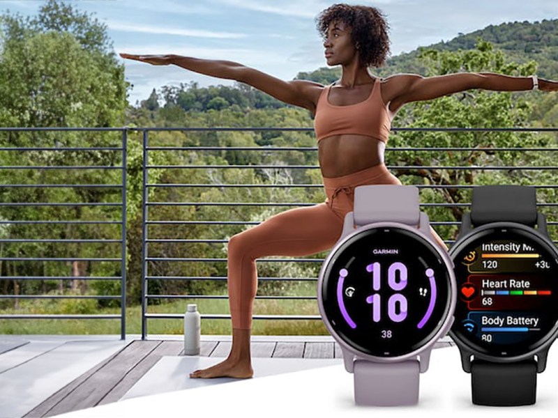 Vivoactive 5 beim Yoga