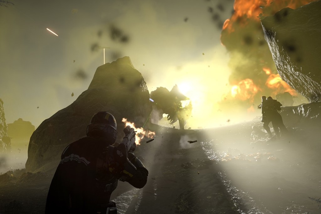 Ein Screenshot aus dem Spiel Helldivers 2.
