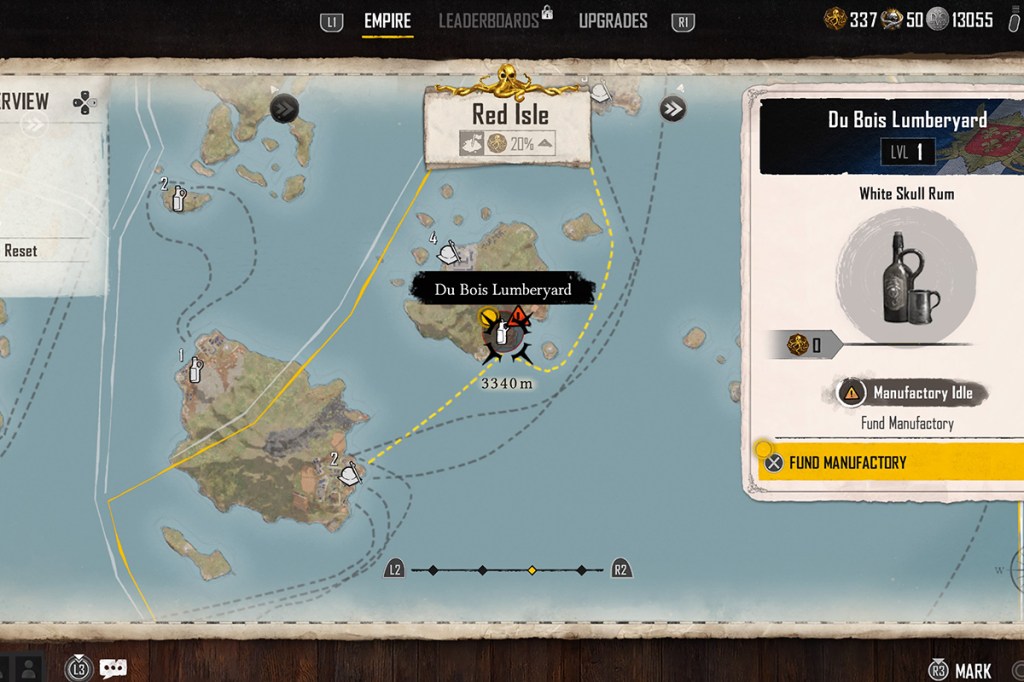 Screenshot aus dem Video-Spiel Skull and Bones.