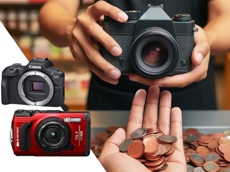 Kamera wird gegen Kleingeld getauscht