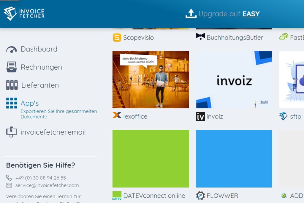 Buchhaltung: lexoffice mit invoicefetcher kombinieren