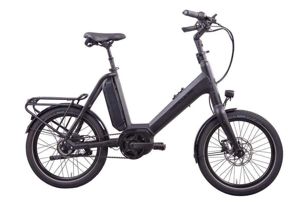Productshot schwarzes Kompakt-E-Bike
