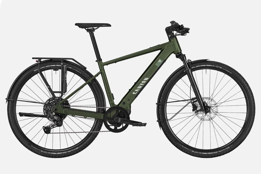 Productshot grünes E-Bike