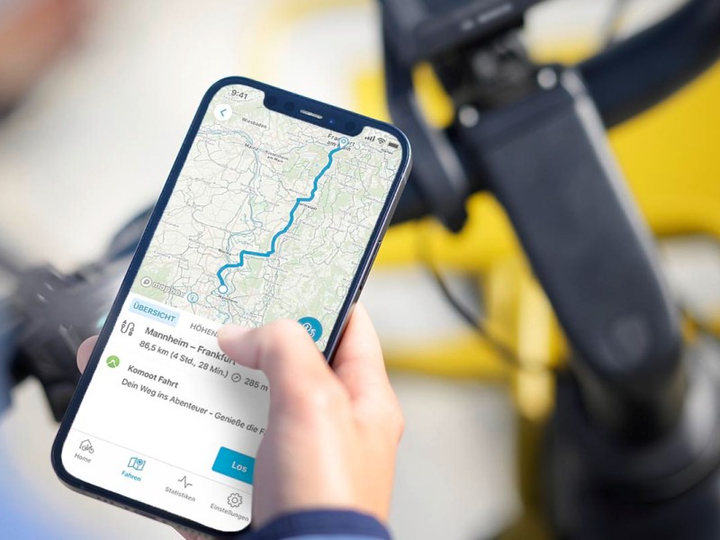 Mit dem E-Bike unterwegs: Per App richtig unterstützt bei jeder Fahrt