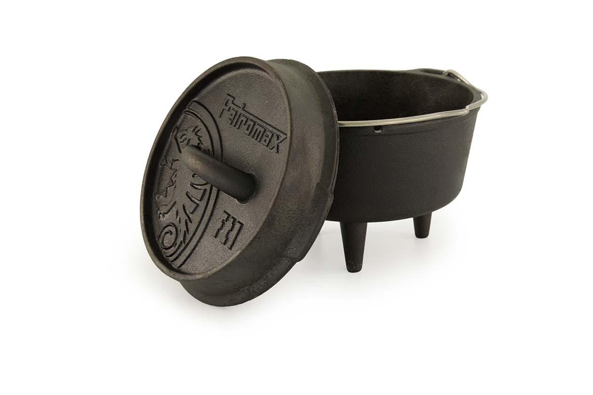 Dutch Oven mit Deckel, der halt daneben liegt