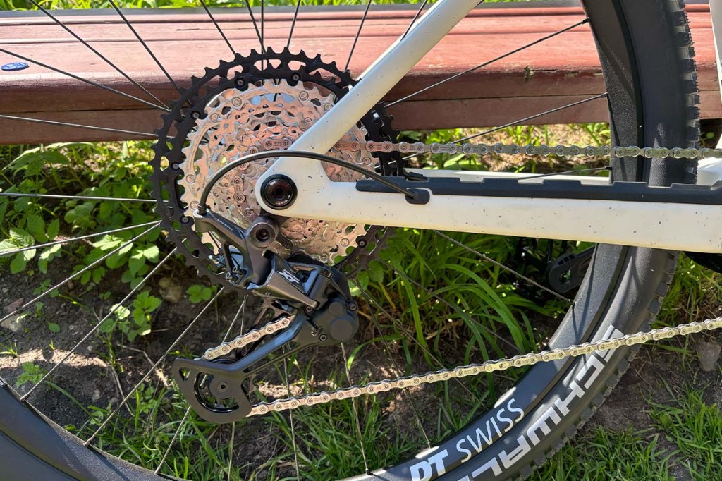 Nahaufnahme Schaltkranz bei einem E-Mountainbike