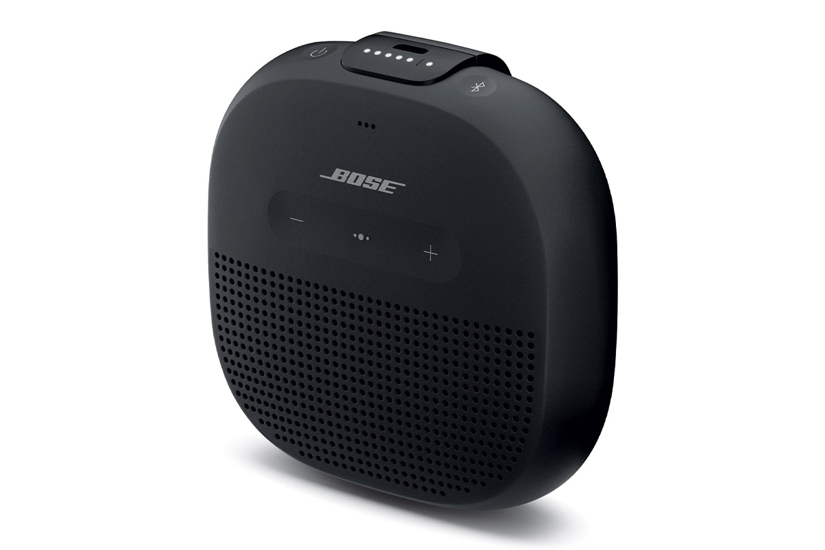 Produktnild eines Bluetooth-Lautsprechers vor weißem Hintergrund.