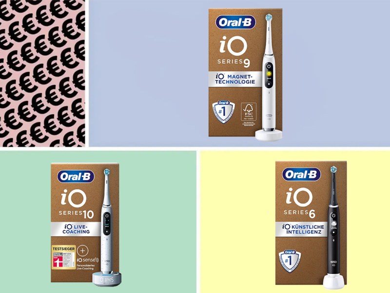 Elektrische Zahnbürsten bei Amazon: Saubere Rabatte auf Oral-B