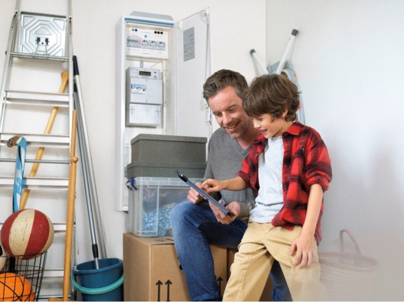 Kinderleicht den Stromverbrauch checken: Mit dem Smart Meter wird’s möglich.