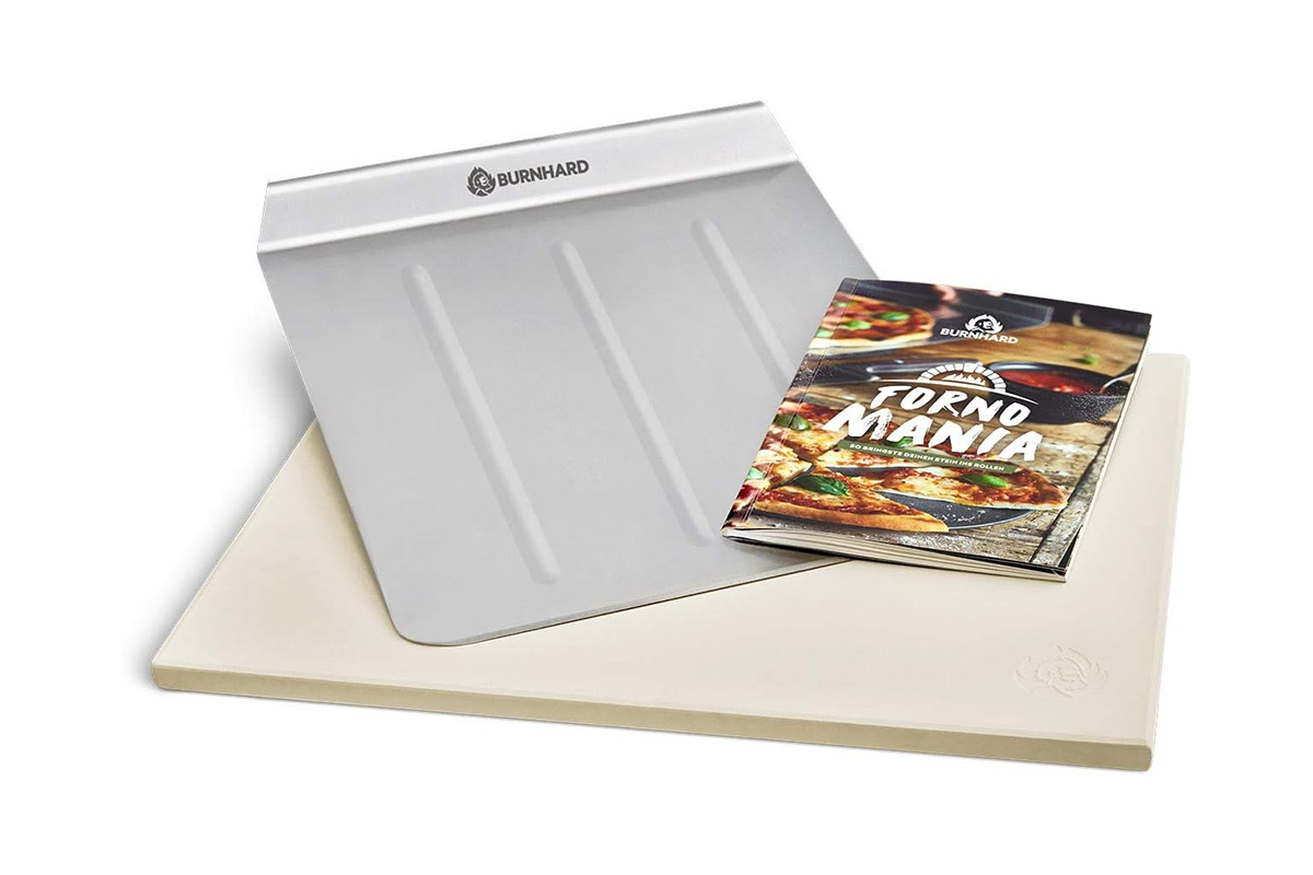 Burnhard Pizzastein und Pizzaschaufel