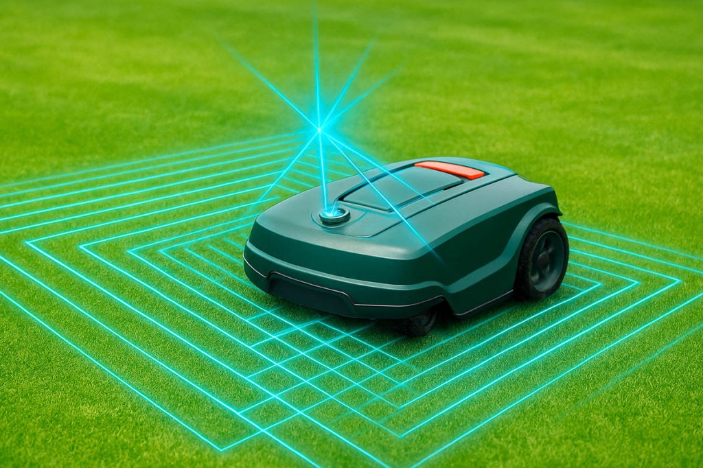 Mähroboter mit Lasernavigation