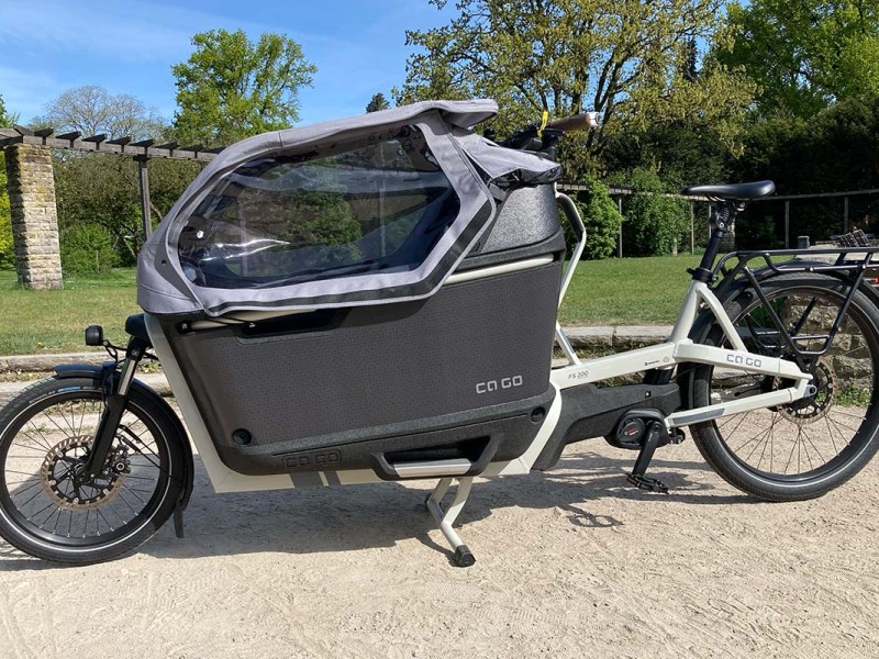 Testsieger Ca Go FS 200 Life Family Plus: Luxuriöses Cargo-E-Bike als Familienkutsche