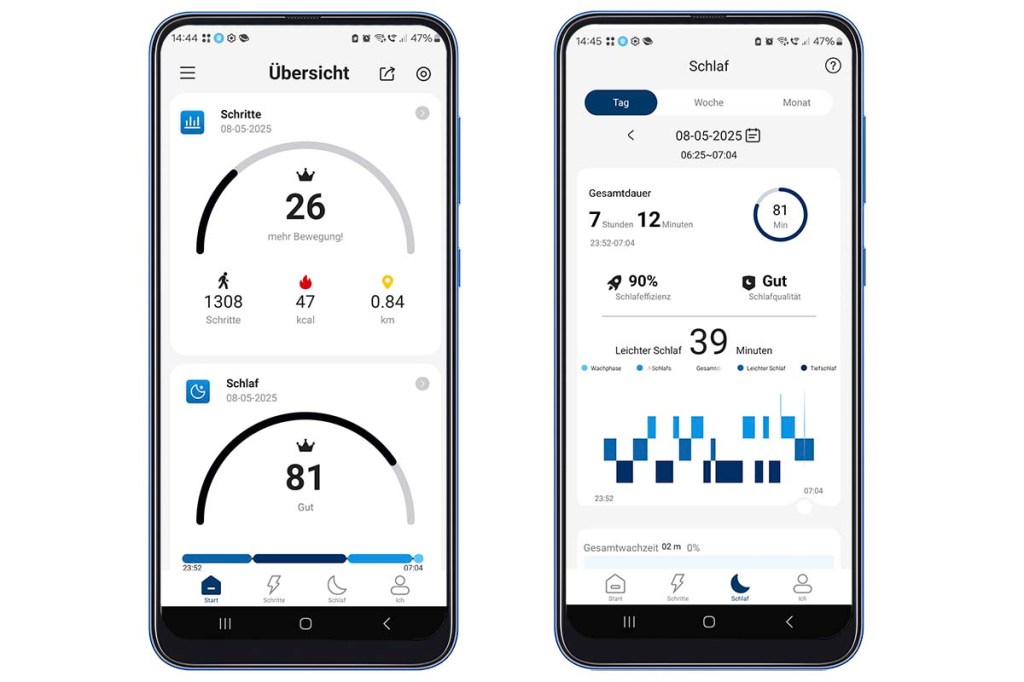 Screenshots der Blaupunkt-App
