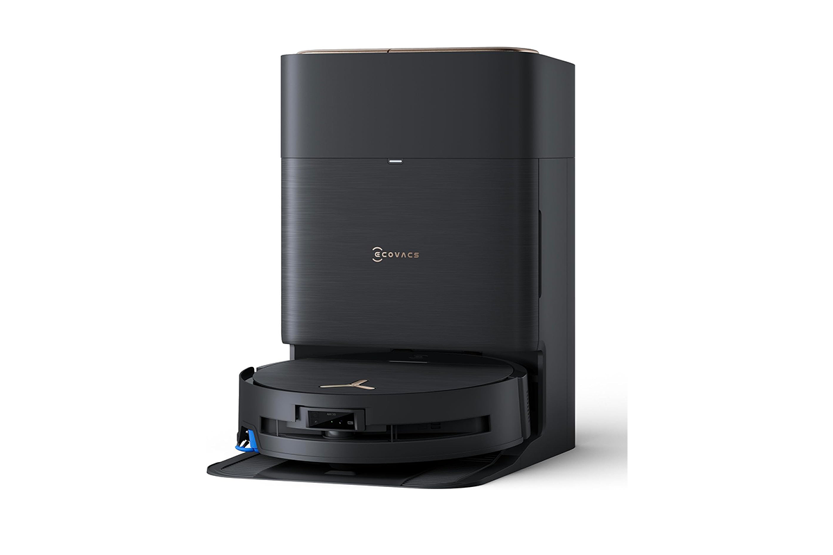 Ecovacs Deebot X9 Pro Omni vor weißem Hintergrund.