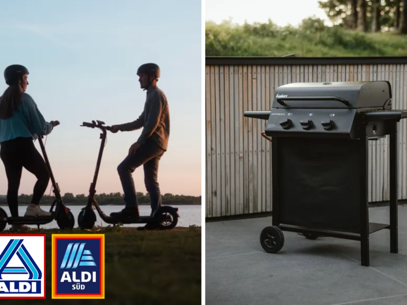 Outdoor-Angebote bei Aldi: Rauf aufs Fahrrad und ran an den Grill!