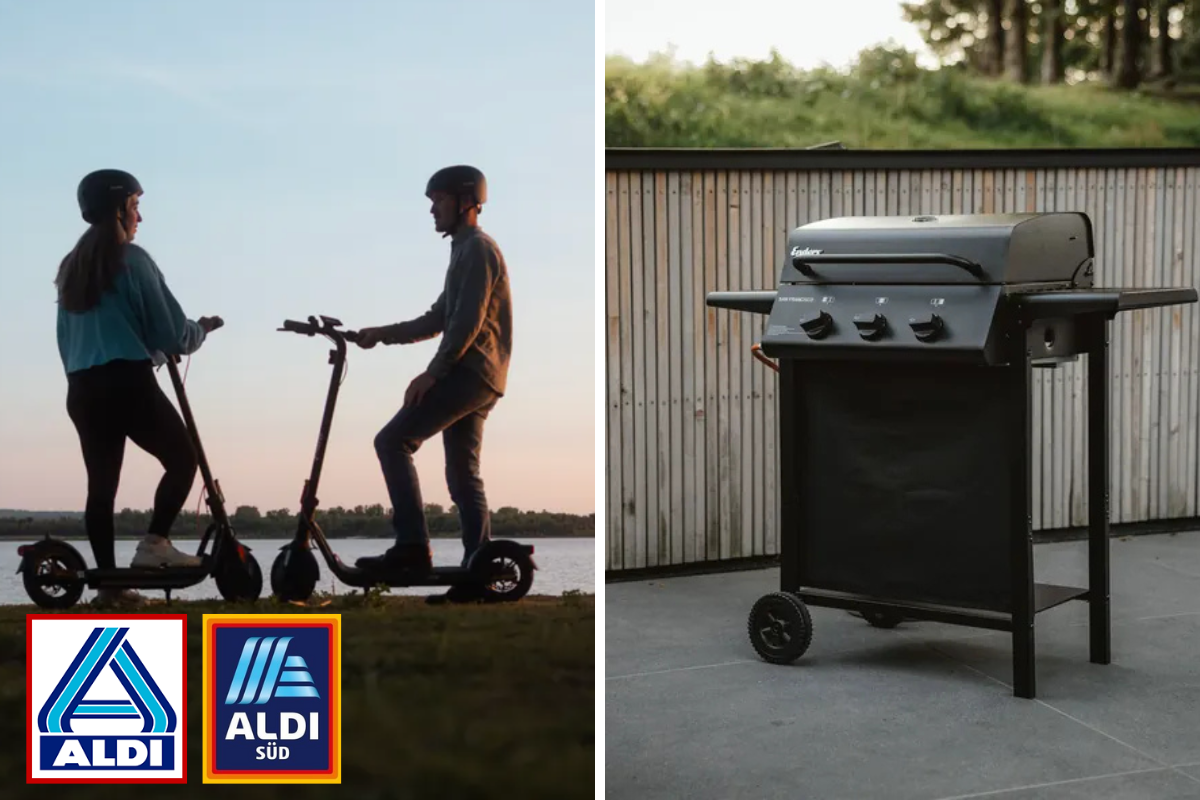 Outdoor-Angebote bei Aldi: Rauf aufs Fahrrad und ran an den Grill!