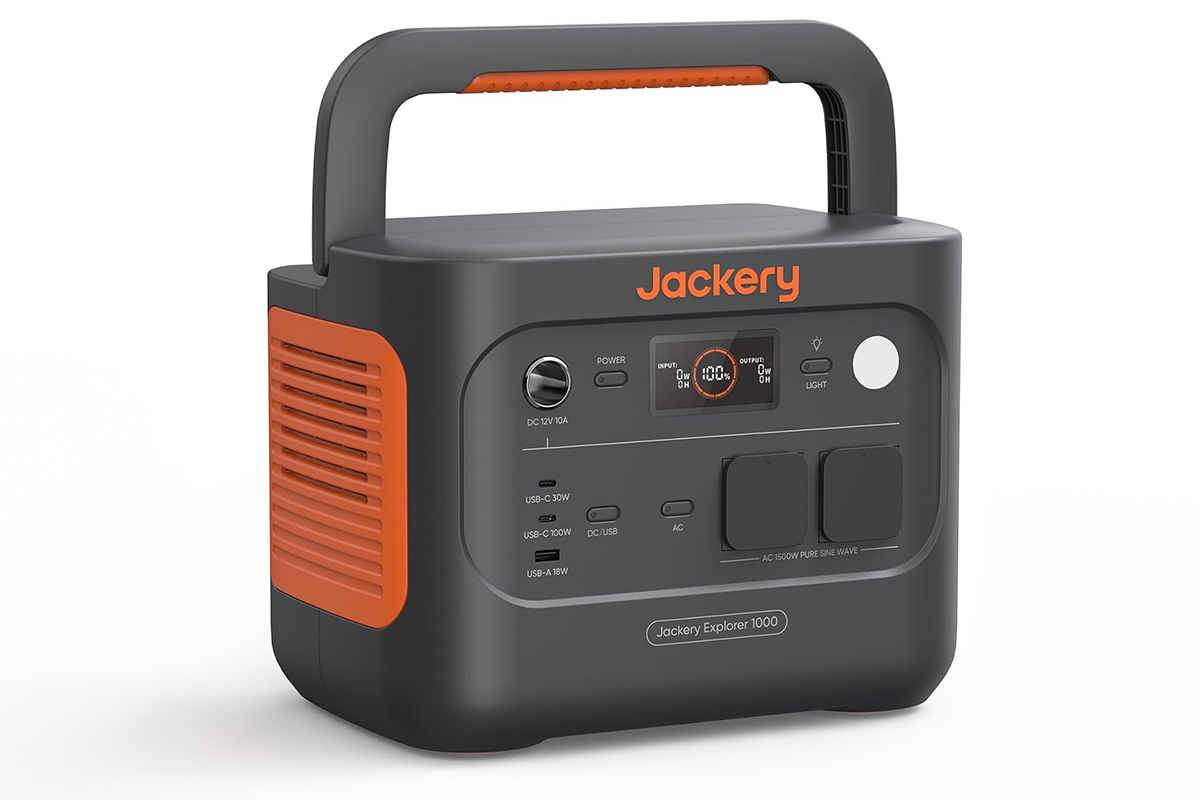 Produktbild der Jackery Explorer 1000 v2 Powerstation.