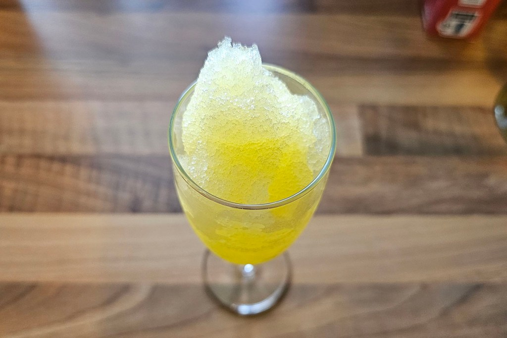 Fanta-Slush in einem Glas