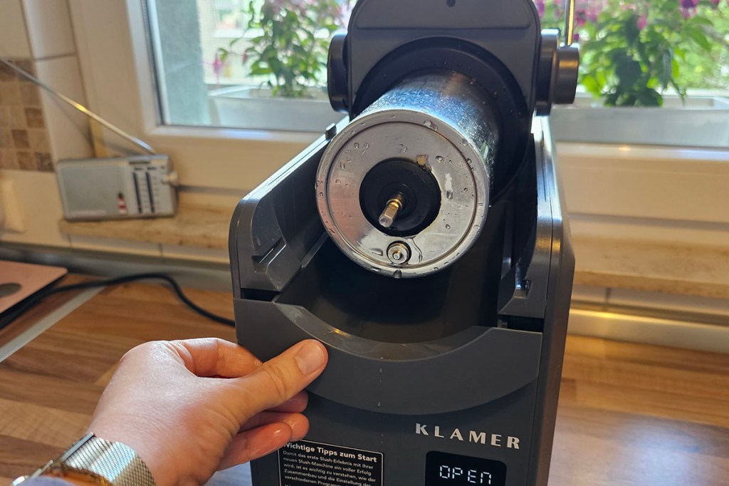 Das Innenleben der Slush-Maschine