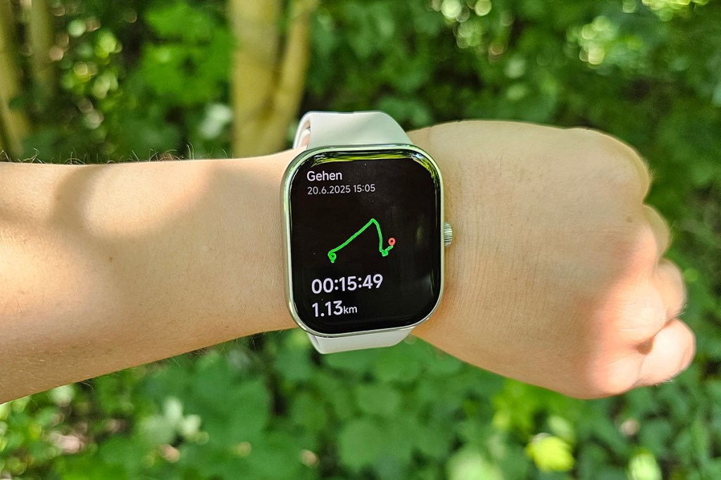 Smartwatch am Handgelenk