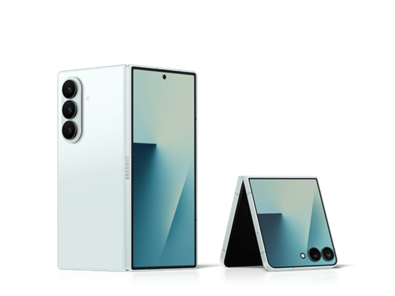 Das Samsung Galaxy Z Fold7 neben dem Samsung Galaxy Z Flip7