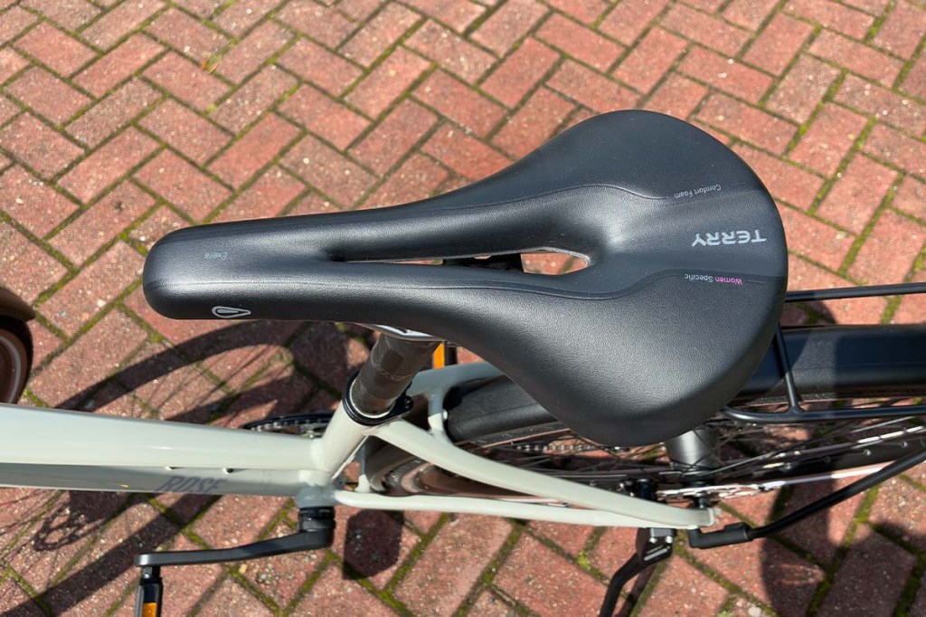 Nahaufnahme Fahrradsattel
